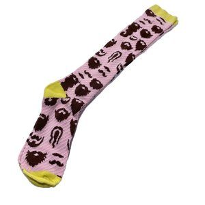Beards & Moustaches Funny Women’s socks Brand New 1 Pair Size 5-9 Ladies Socks